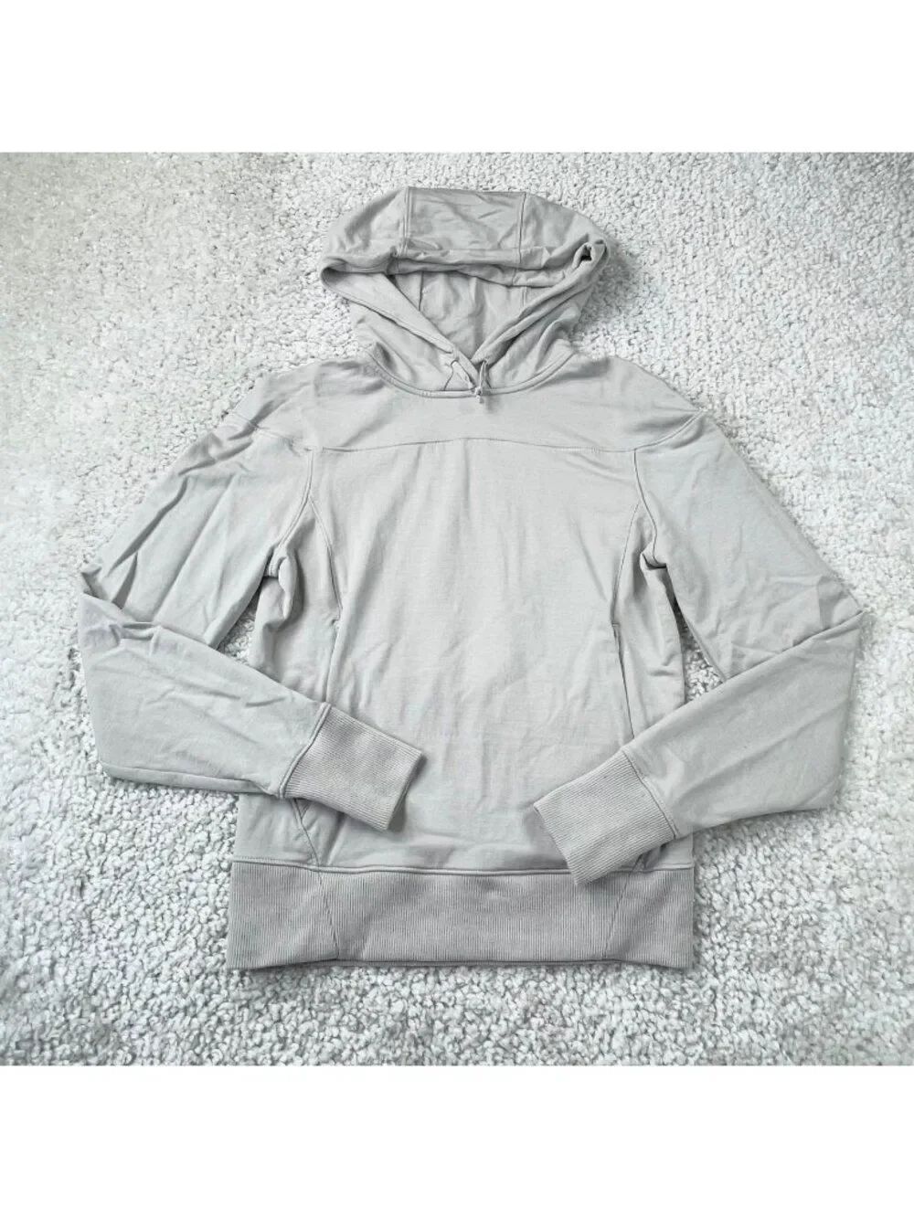 Ibex Hero Hoodie Light Silver Gray Womens XS FLAWS